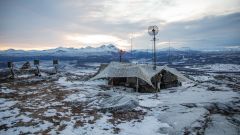 Oppe i fjellet under øvelse Arctic Bolt 2022