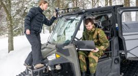 Forskere i felt. Foto