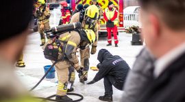 Sikkerhetsdemonstrasjon fra Sagene brannstasjon