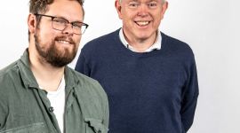 Nærbilde av Marius Nyquist Pedersen og Bjørn Olav Knutsen.