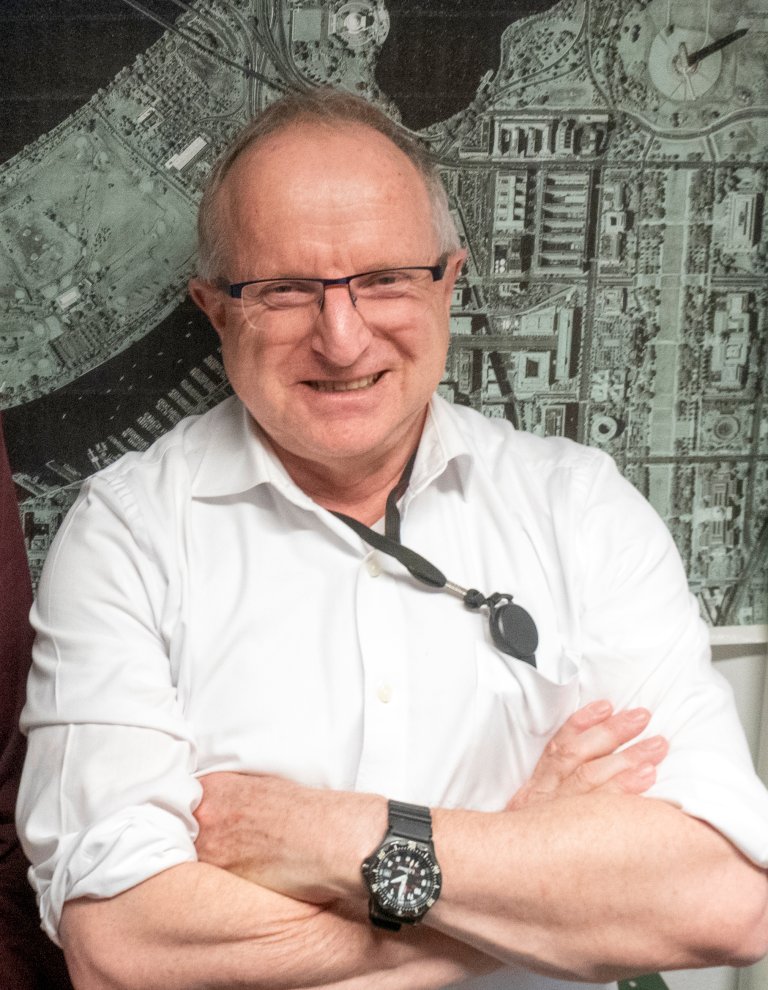 Portrett av Richard Olsen ved FFI.