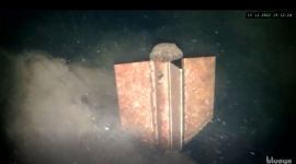 et haleror fra et Sindwinder missil fotografert under vann