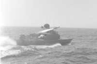 Penguin-missilet skytes ut fra fartøy 1970