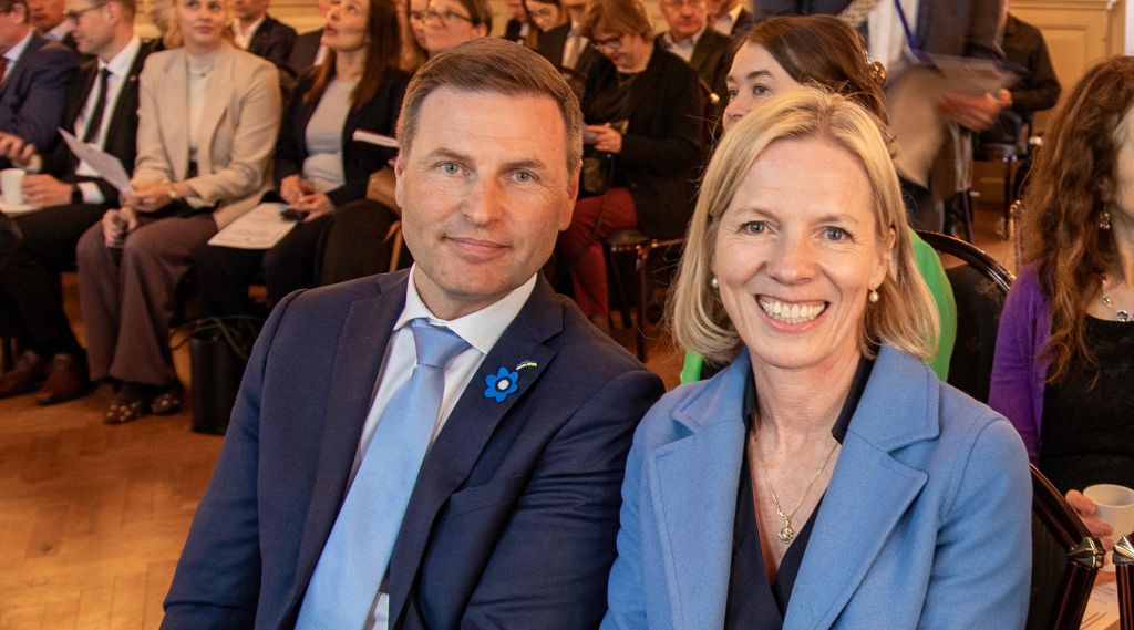 Hanno Pevkur og Marte Gerhardsen.