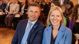 Hanno Pevkur og Marte Gerhardsen.