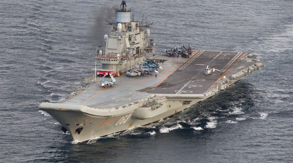 Russisk hangarskip.