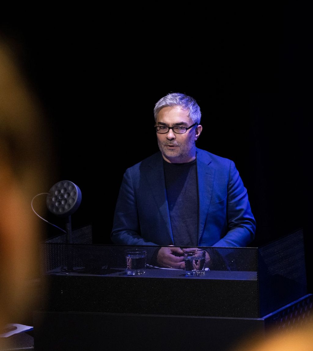 Truls H. Tønnessen under et foredrag i 2024.