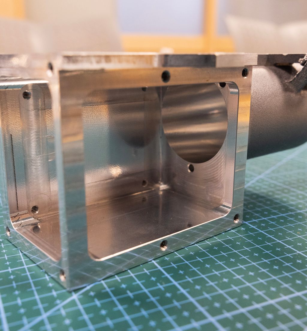 Produkt i metall som er 3D-printet.