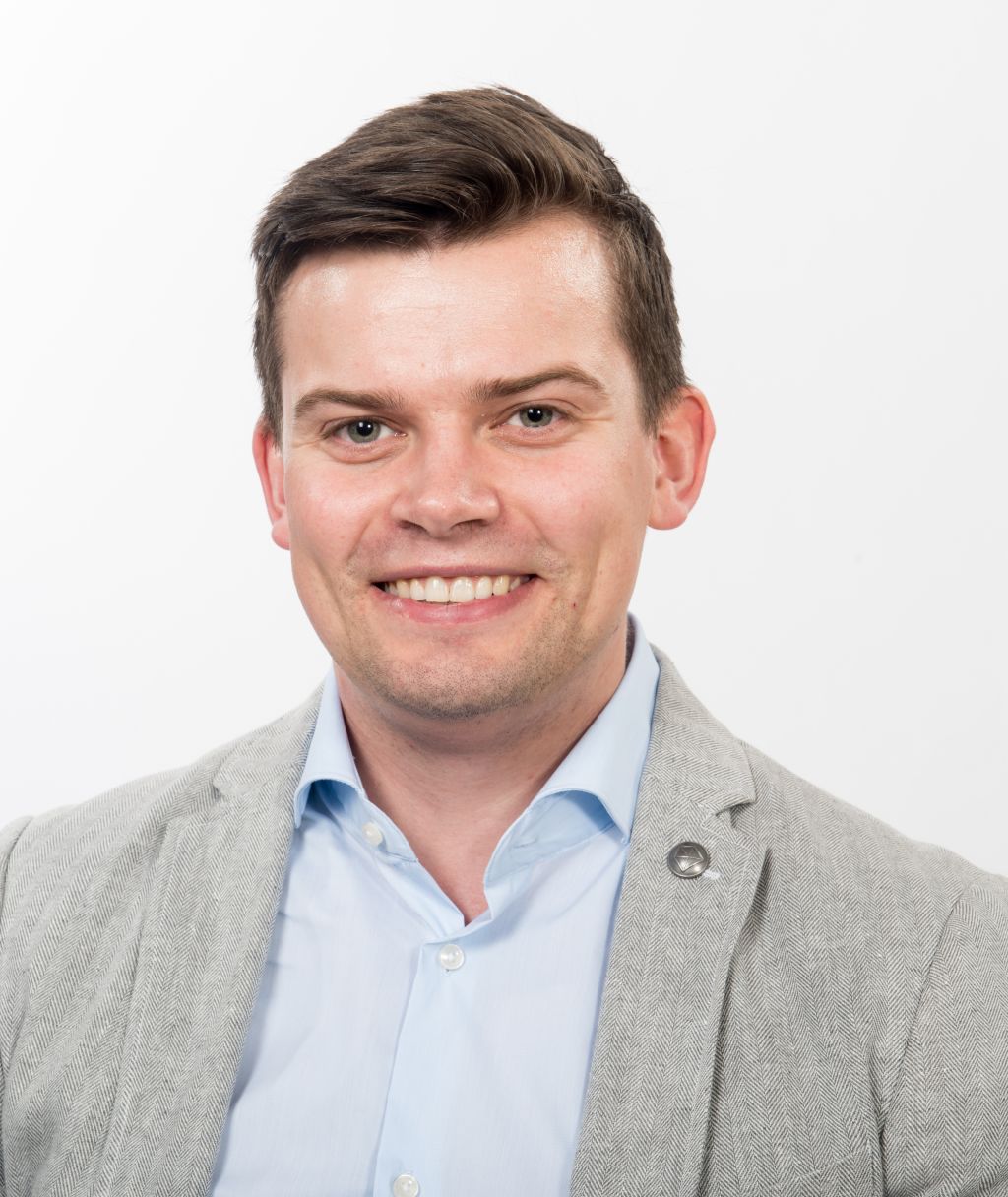 Portrettfoto av mann