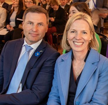 Hanno Pevkur og Marte Gerhardsen.
