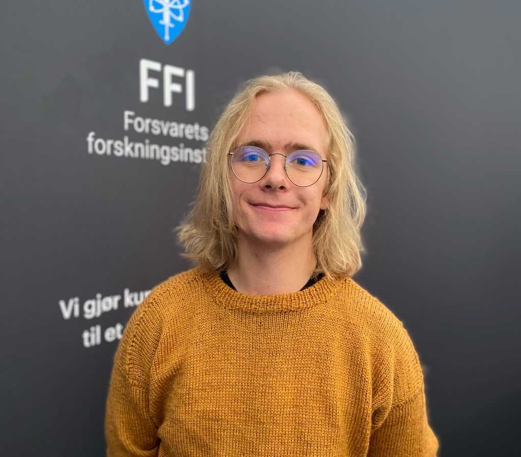 Reidar har vært sommerstudent ved FFI.