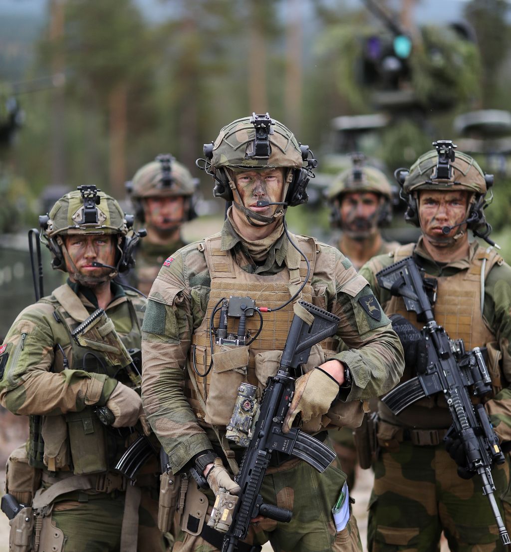 Illustrasjons foto av soldater fra Telemark bataljon til FMR rapport *** Local Caption *** Illustration picture of soldiers from Norwegian Telemark battalion used on a report